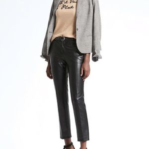 Banana Republic Avery Vegan Leather Moto Pants